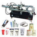 Semi Automatic Grade Round Products Single Color Bottle Screen Printing Machine